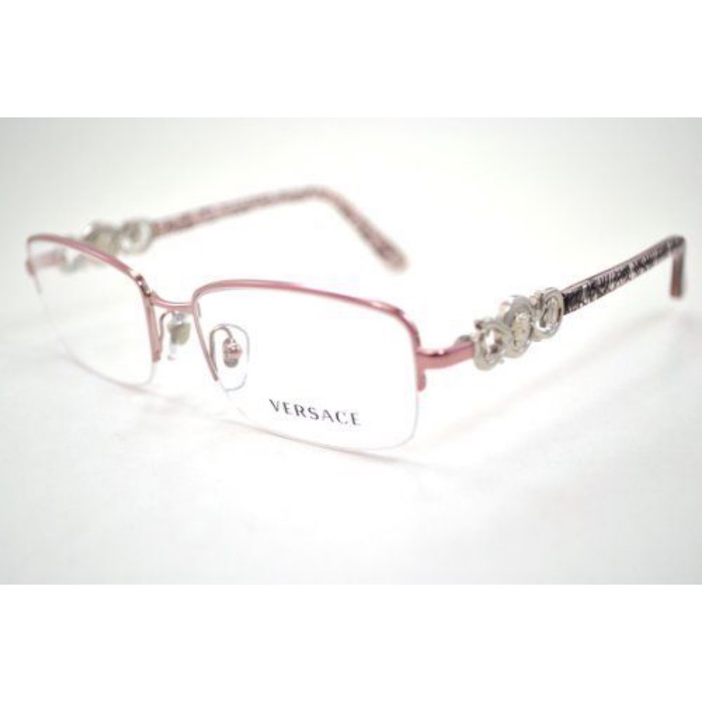 🌀Versace VE1199 Metal Frame Rose Gold Eyeglasses - Picture 2 of 11
